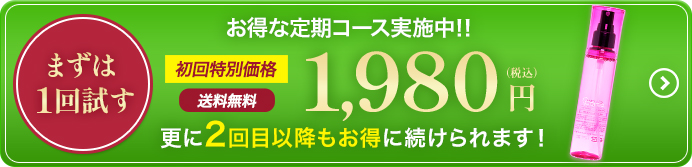 まずは1回試す 初回特別価格 1,980円 購入ボタン